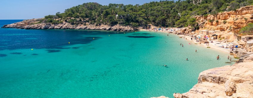 Cala Salada en Cala Saladeta op Ibiza